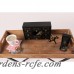Kate and Laurel Desktop Solid Wood Apothecary Decorative Box KTEL1035